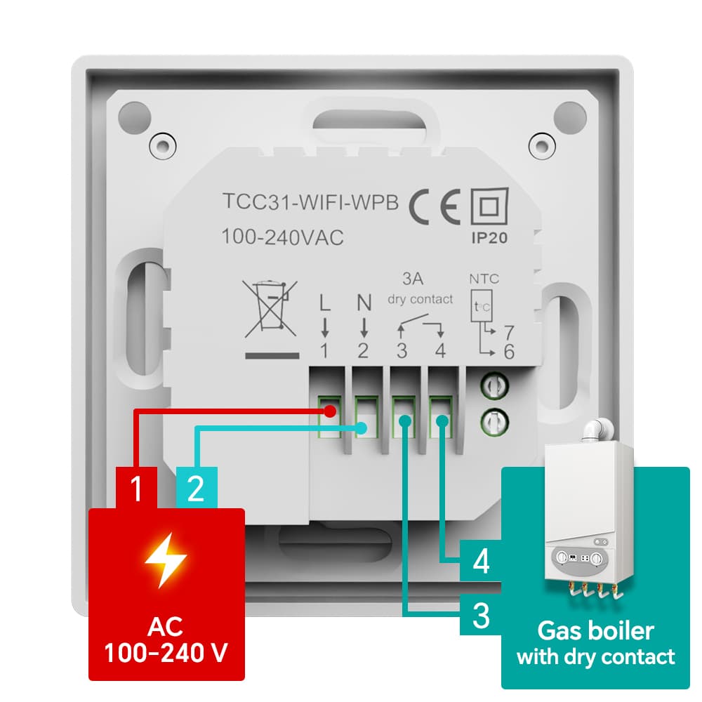 Gas Boiler Thermostat 7